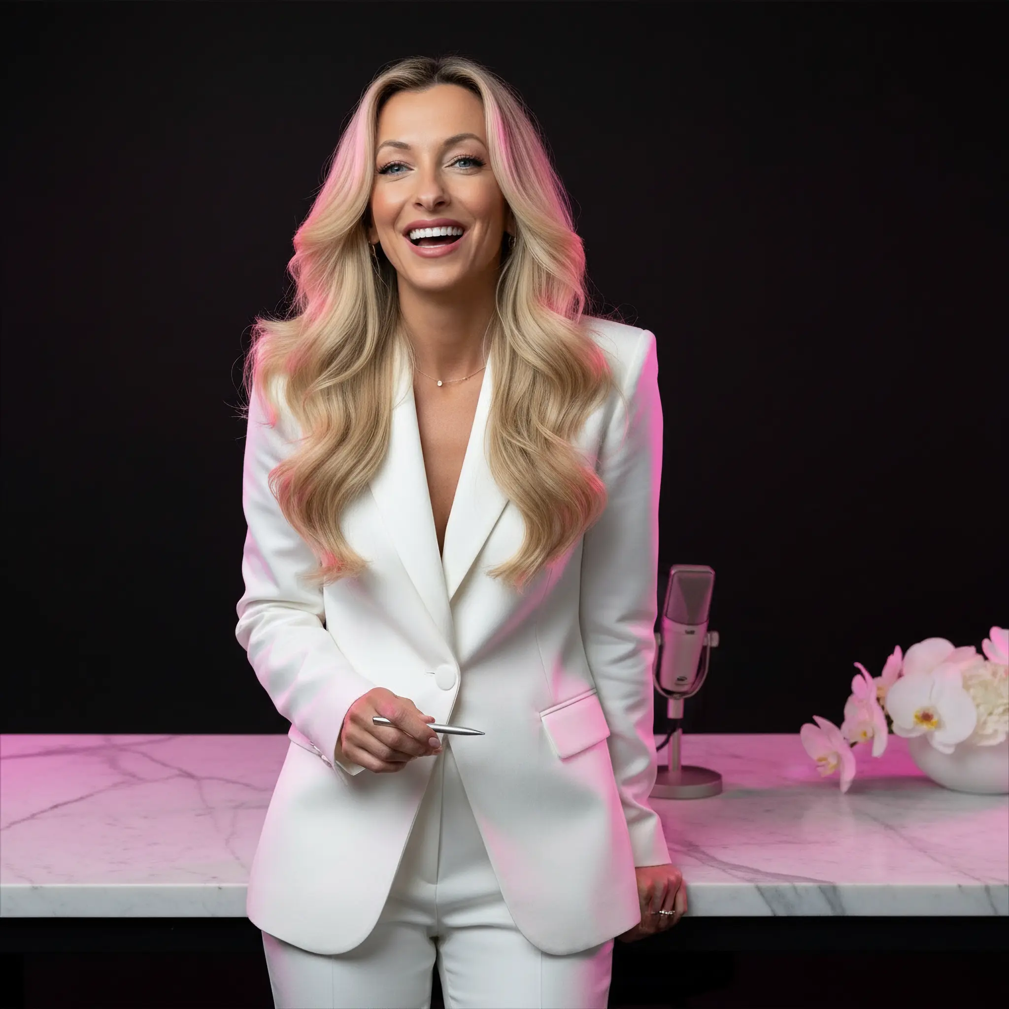 Monika Philp at Desk